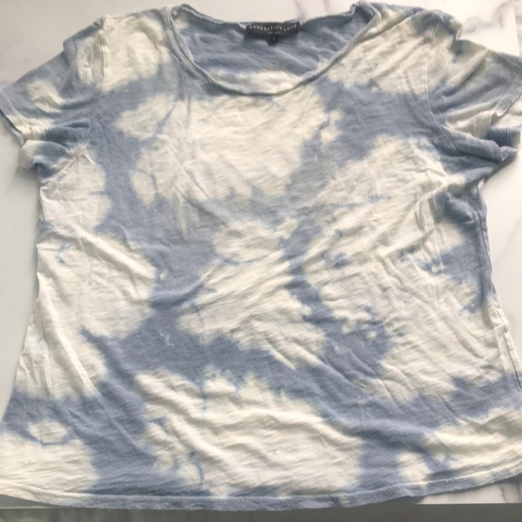 Generation Love Tie Dye Sky Print Short Sleeve T-Shirt Oversized Size Small - Picture 6 of 11
